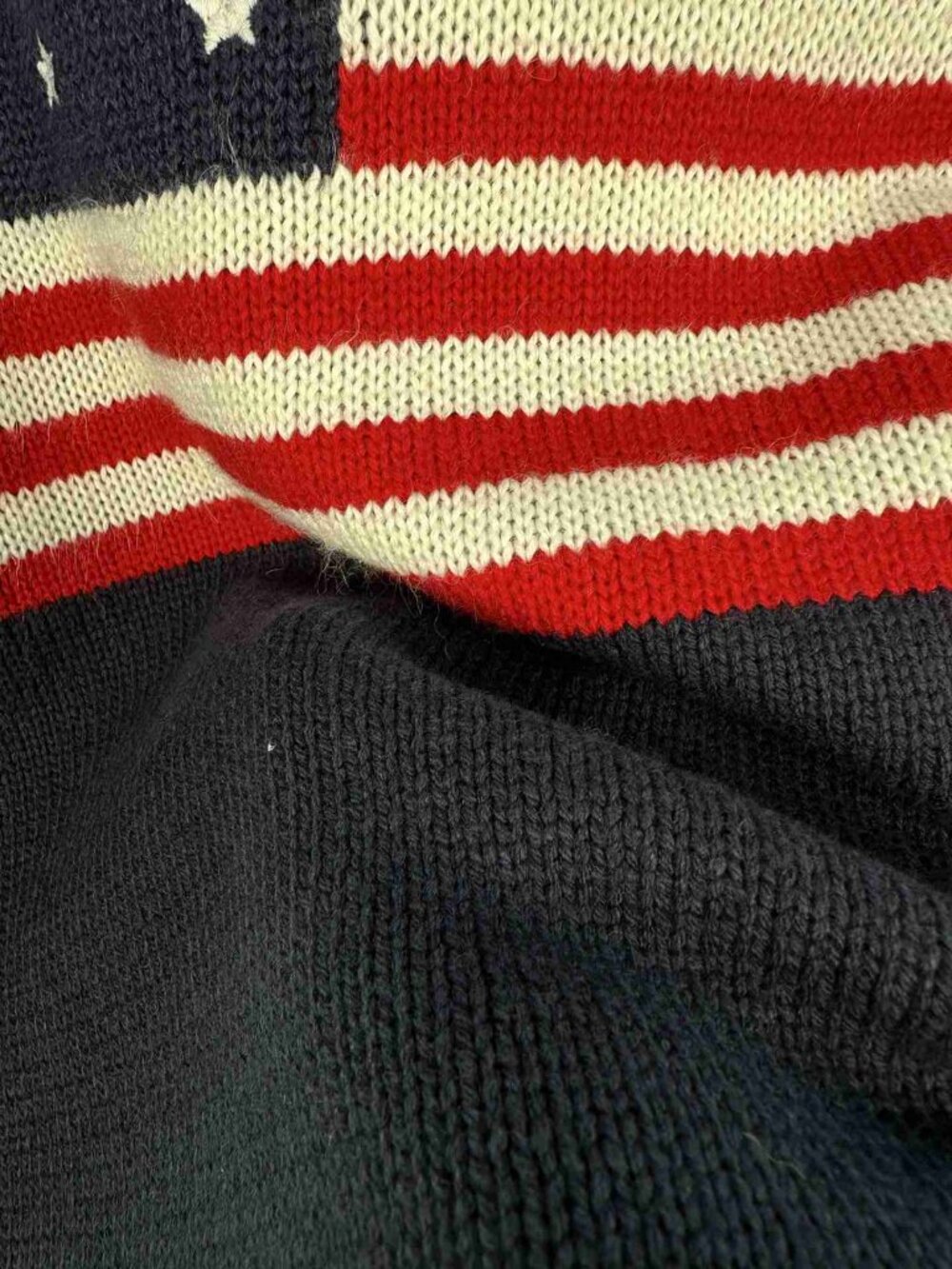 Ralph‑Lauren American Flag Cotton Knit Crewneck Vest Unisex - Picture 5 of 7